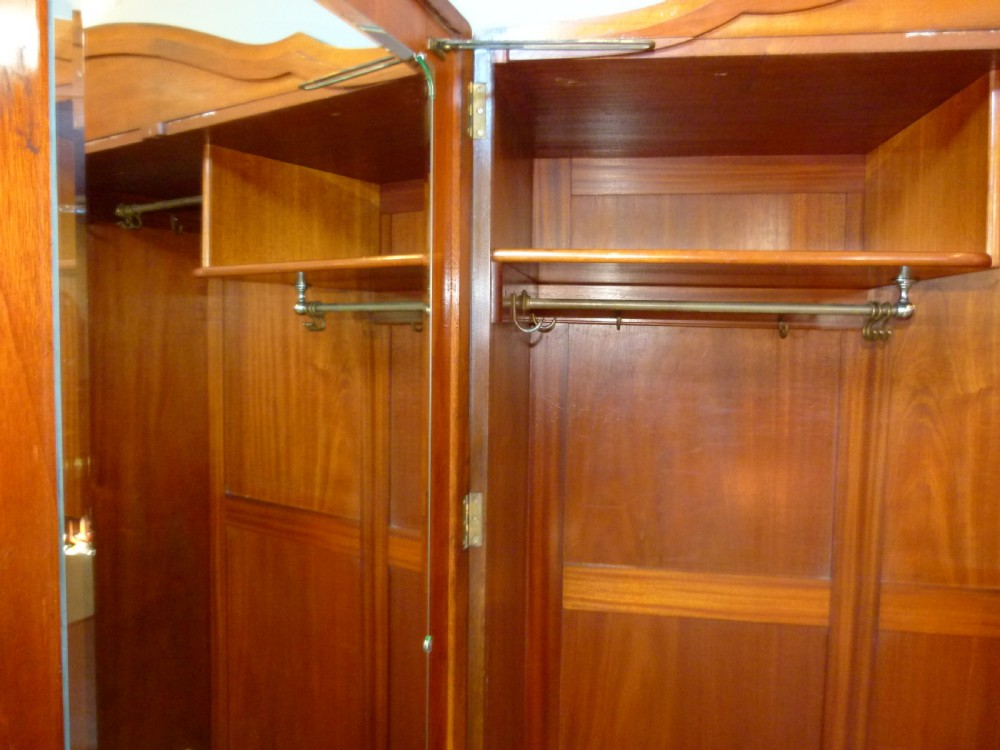 Burr Walnut Double  Wardrobe View IX