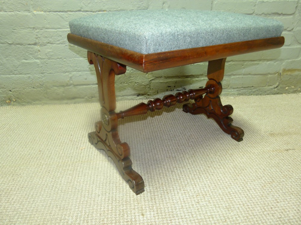 Rosewood footstool 
