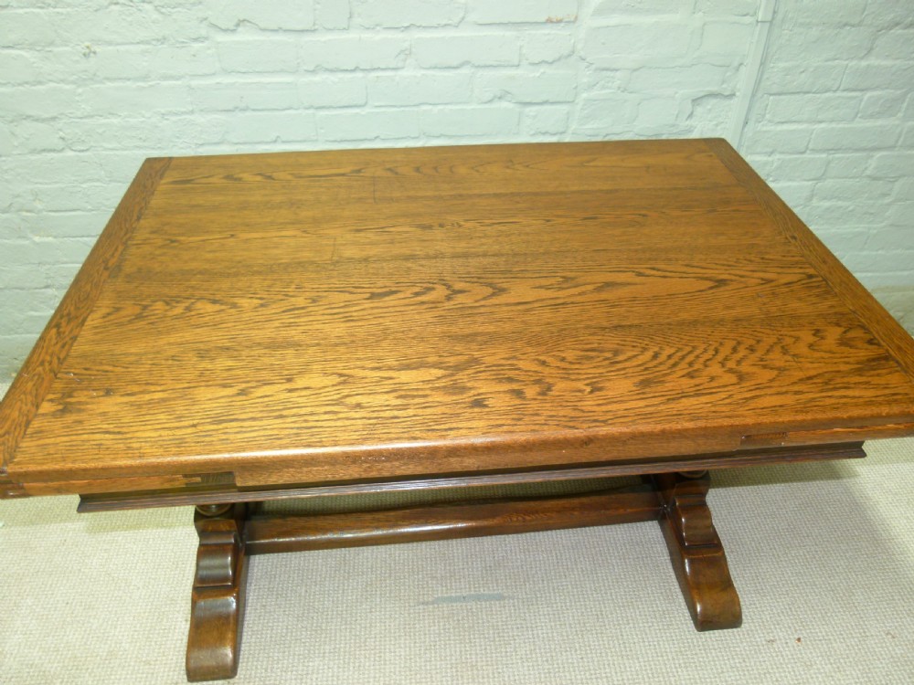 Antique Oak  draw leaf Dining Table View II
