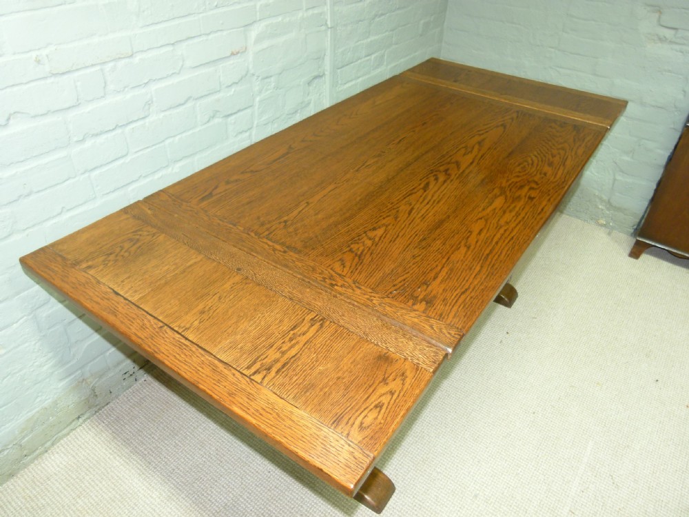 Antique Oak  draw leaf Dining Table View III