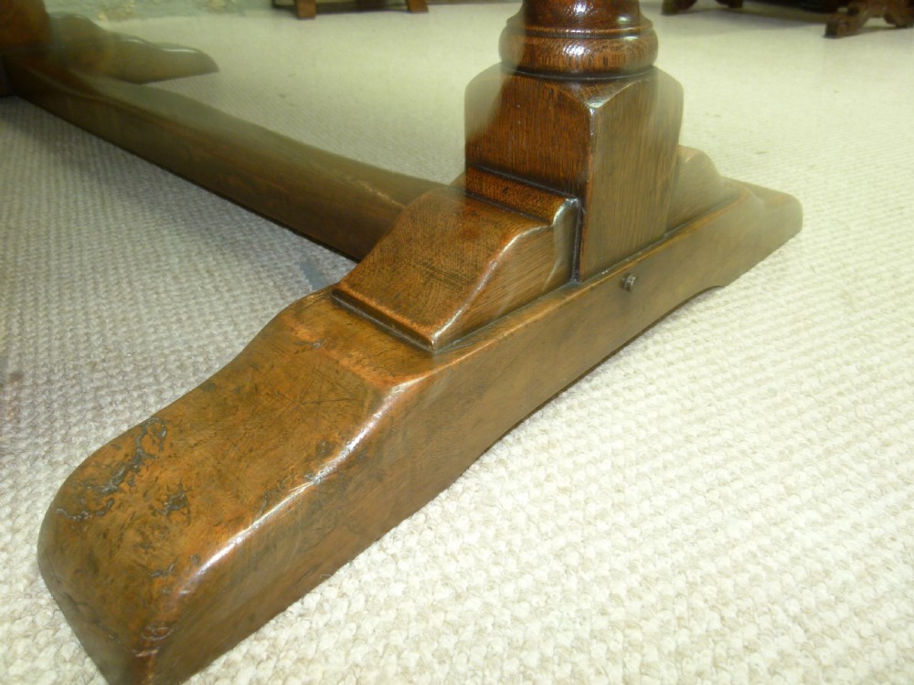 Antique Oak  draw leaf Dining Table View V