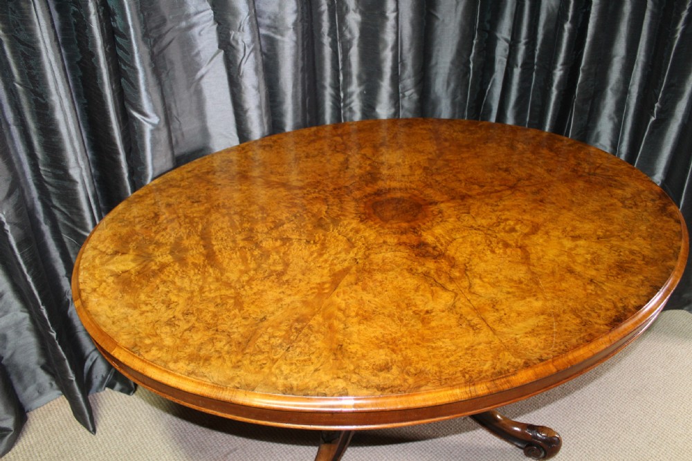 Burr Walnut Table View II