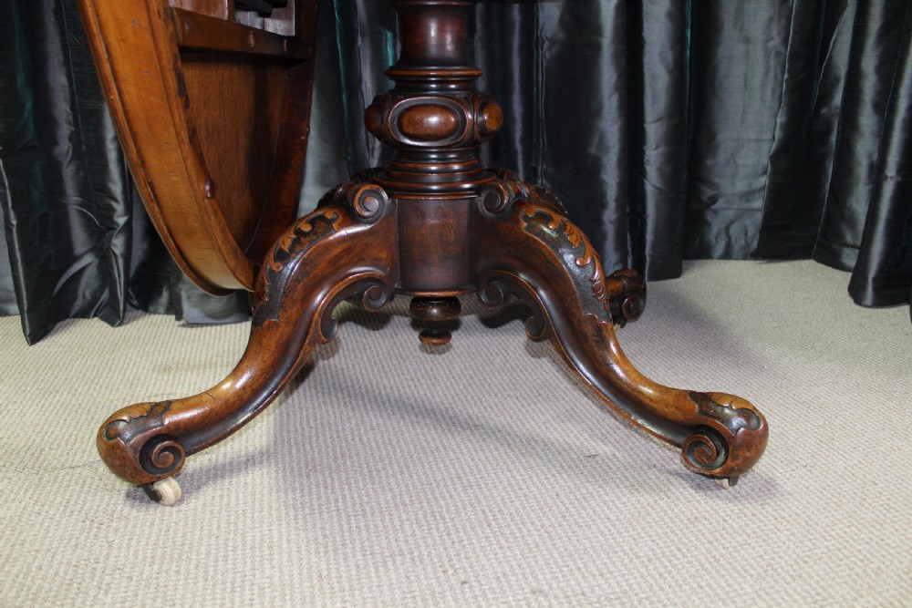 Burr Walnut Table View IV
