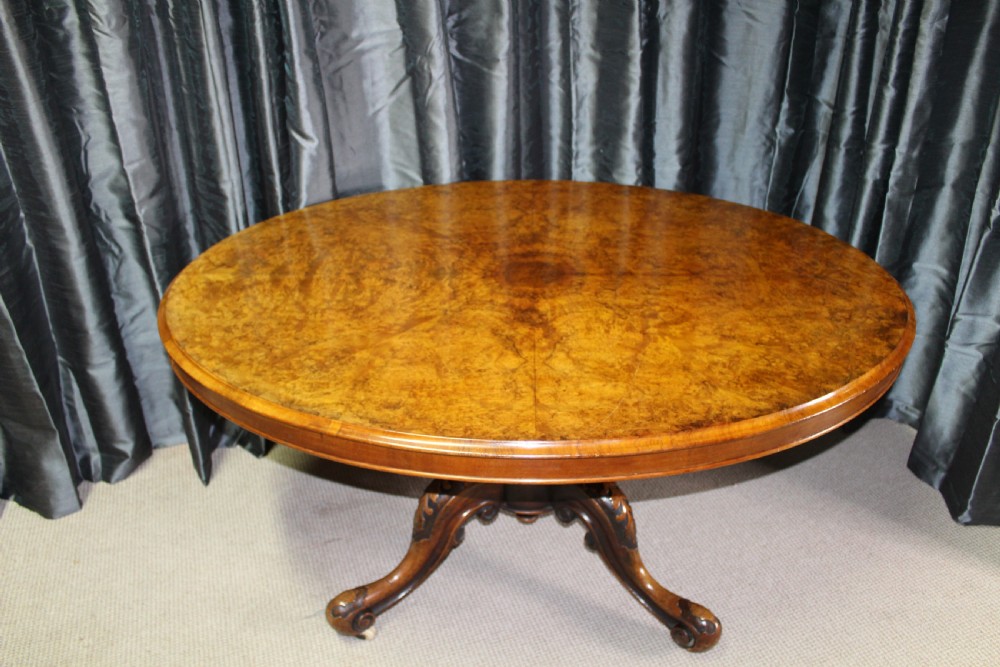 Burr Walnut Table View V