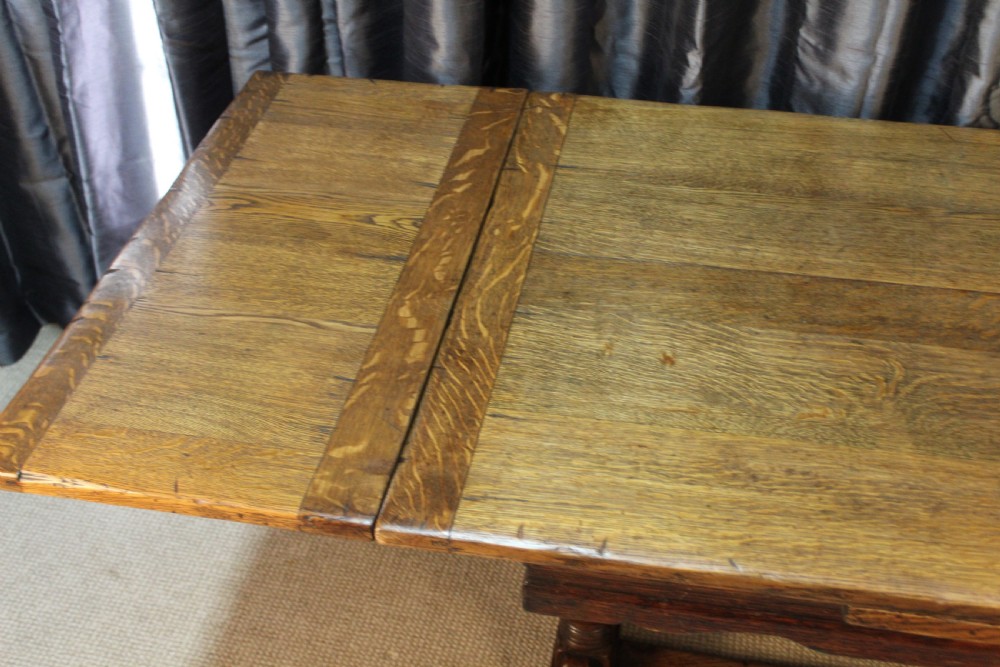 Oak Draw Leaf Table View VI