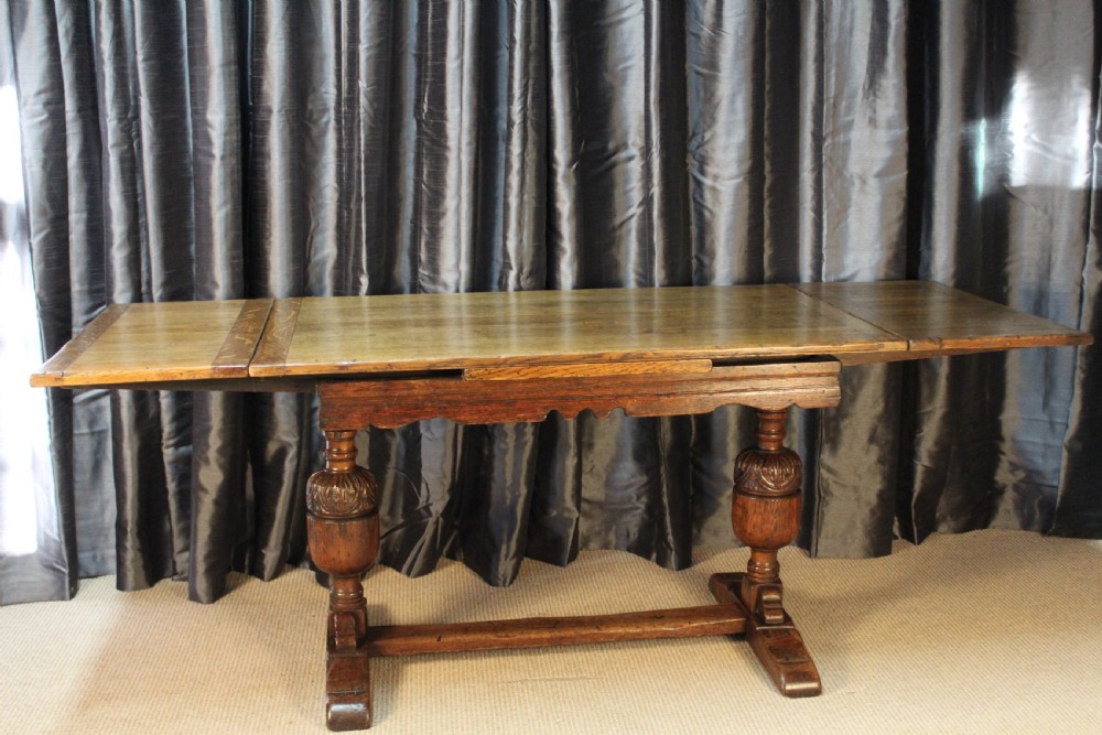 Oak Draw Leaf Table View VII