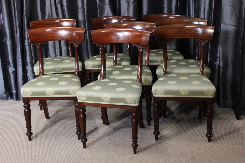 Set of Eight Dining Chairs