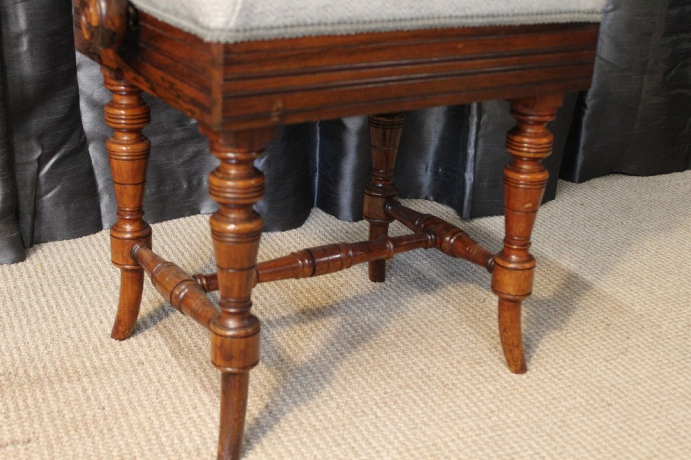 Walnut Stool View II
