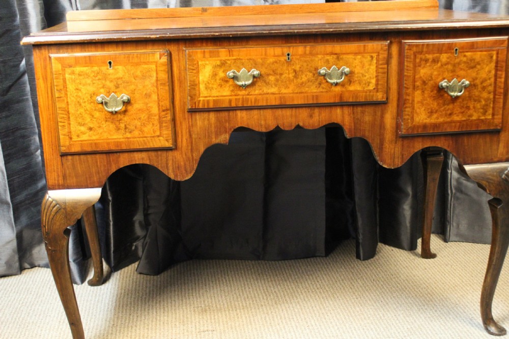 Burr Walnut Table View IV
