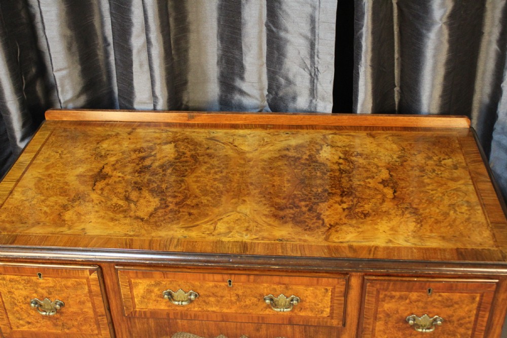 Burr Walnut Table View V