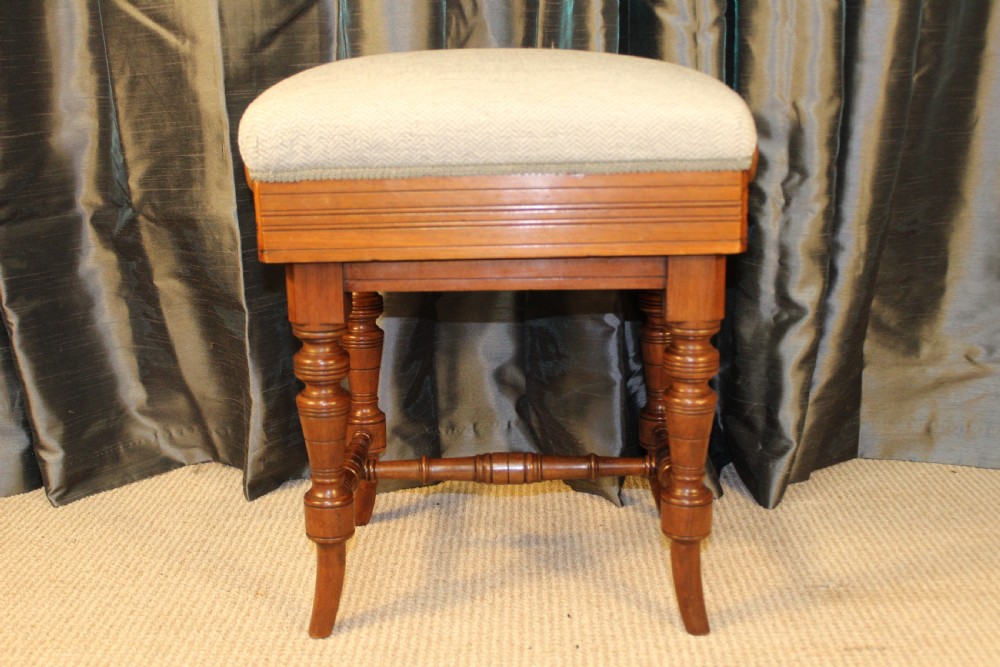 Walnut Footstool