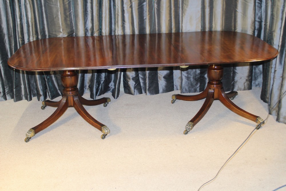 Twin Pedestal Table