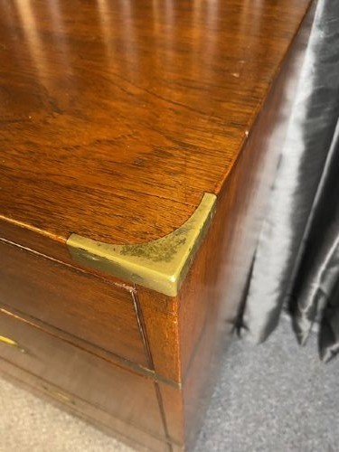 Teak Campaign Chest View III