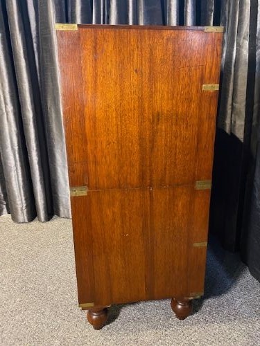 Teak Campaign Chest View V