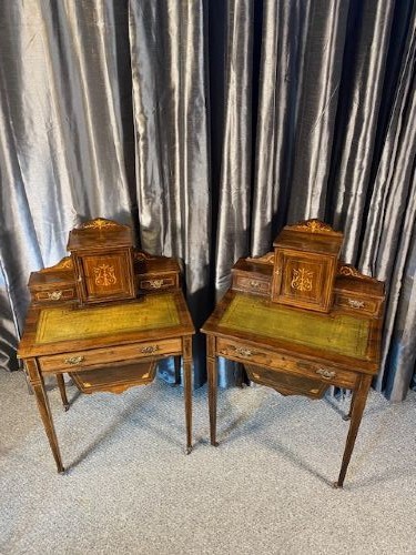 Pair Of Rosewood Writing Desks