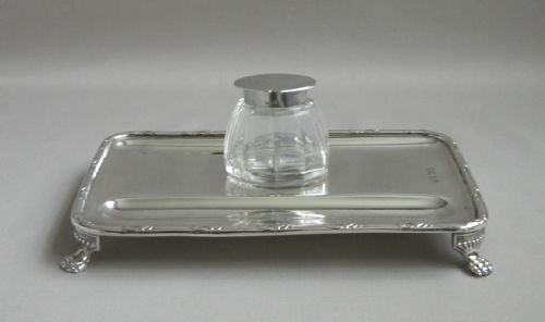 Silver Ink Stand.