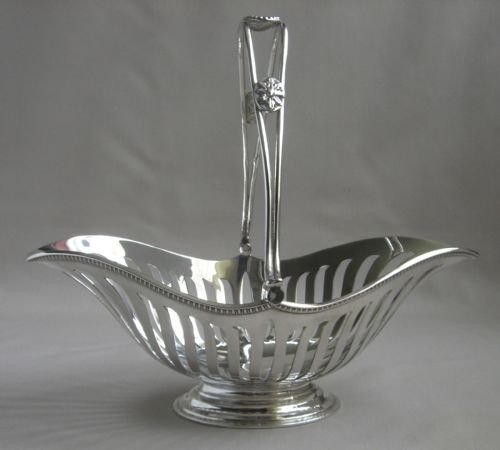 Antique Silver Basket.