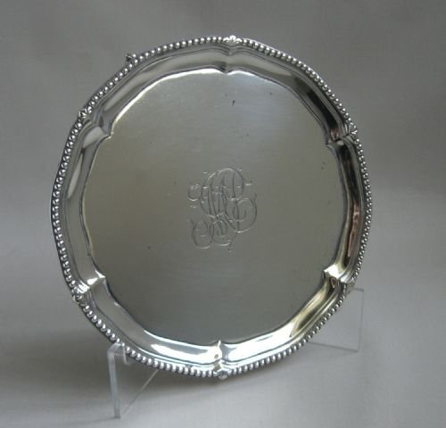 Antique Silver Salver.