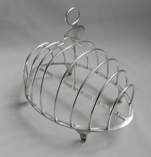 Antique Silver Toast Rack.