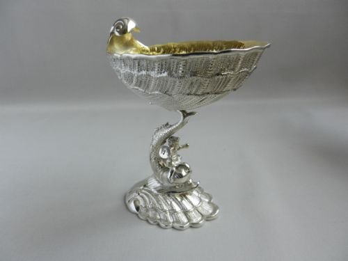 fig 1. Antique Silver Sweetmeat Dishes.