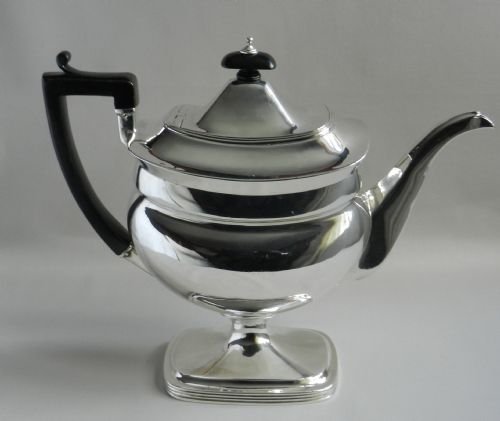 Antique Silver Coffee Pot.