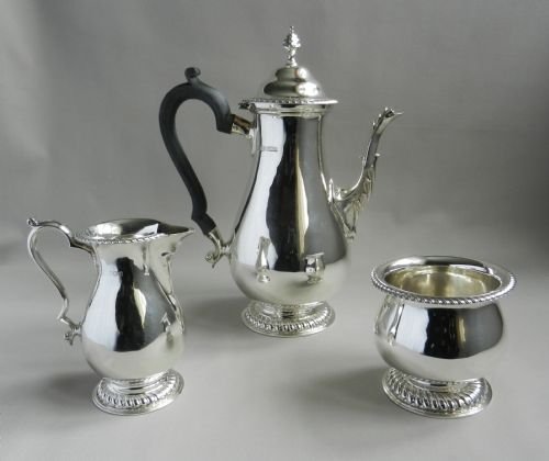 Silver Coffee Set.
