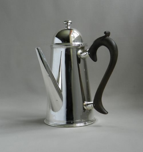 Antique Silver Coffee Pot.