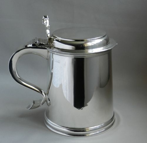 Antique Silver Tankard.