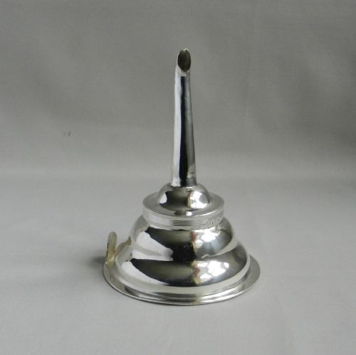 Georgian Silver Wine Funnel.
