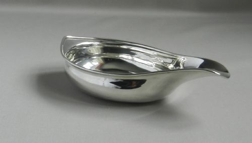 Antique Silver Pap Boat.