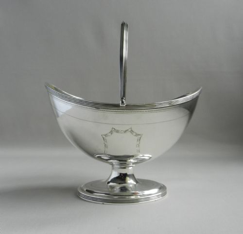 Georgian Silver Sugar Basket.