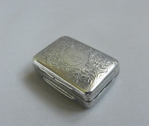 Antique Silver Vinaigrette.