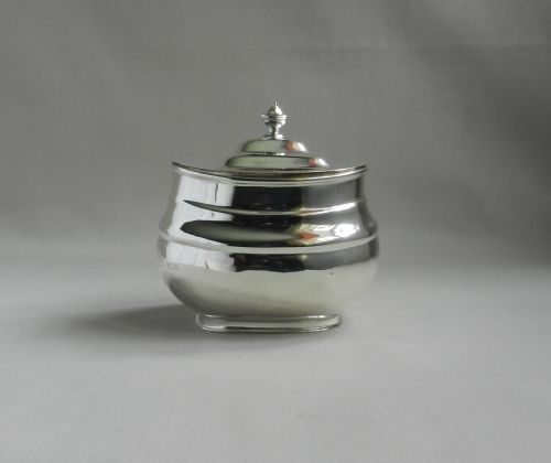 Antique Silver Tea Caddy.