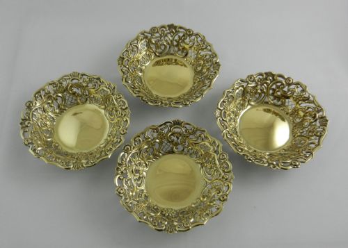 Antique Silver-gilt Bon-bon Dishes.