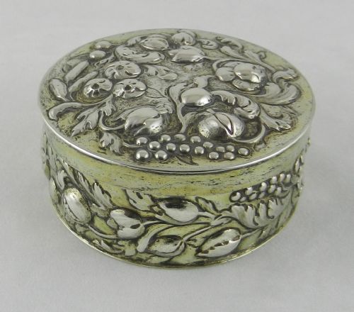 Early 18th Century Silver Gilt Box.