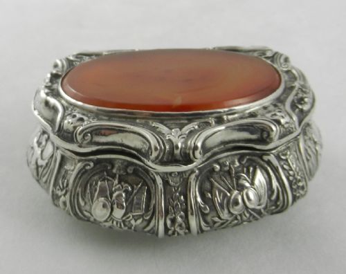 Antique Silver Snuff Box.