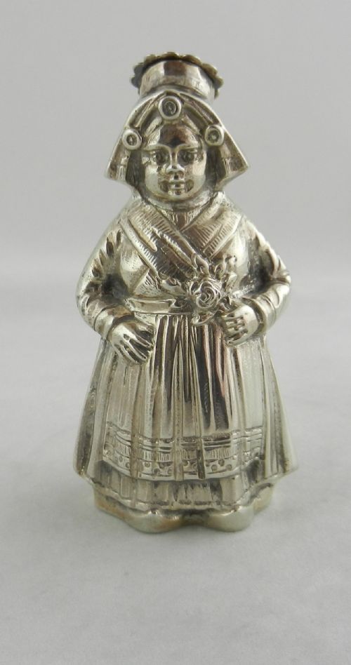 Large Silver Pepper Pot.