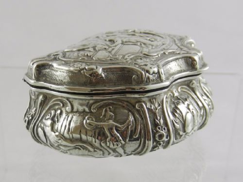 ANTIQUE SILVER SNUFF BOX - ADDITIONAL PHOTO 3