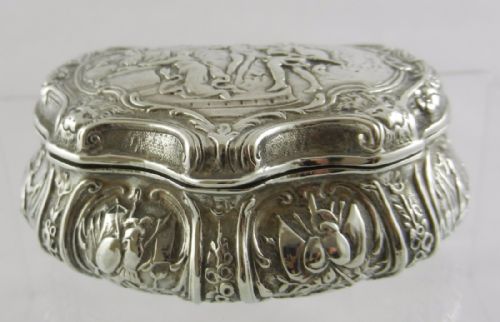 ANTIQUE SILVER SNUFF BOX - ADDITIONAL PHOTO 4