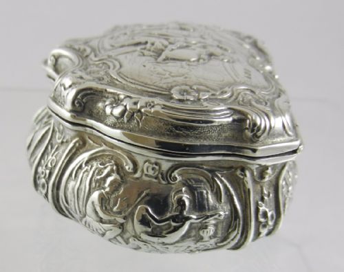 ANTIQUE SILVER SNUFF BOX - ADDITIONAL PHOTO 5