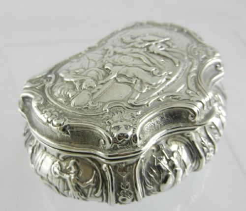 ANTIQUE SILVER SNUFF BOX - ADDITIONAL PHOTO 7