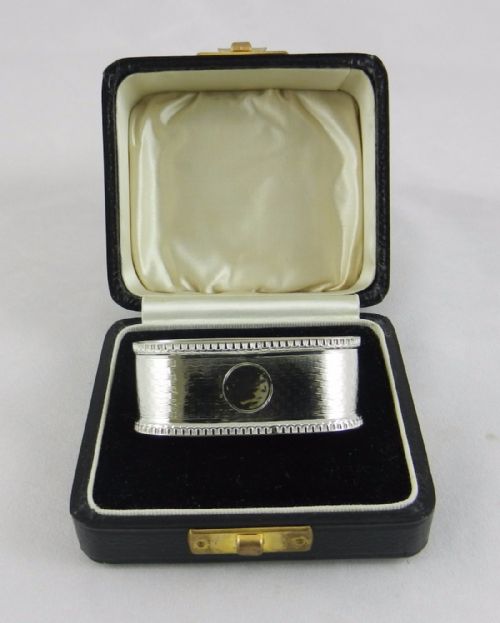 Art Deco Silver Napkin Ring.