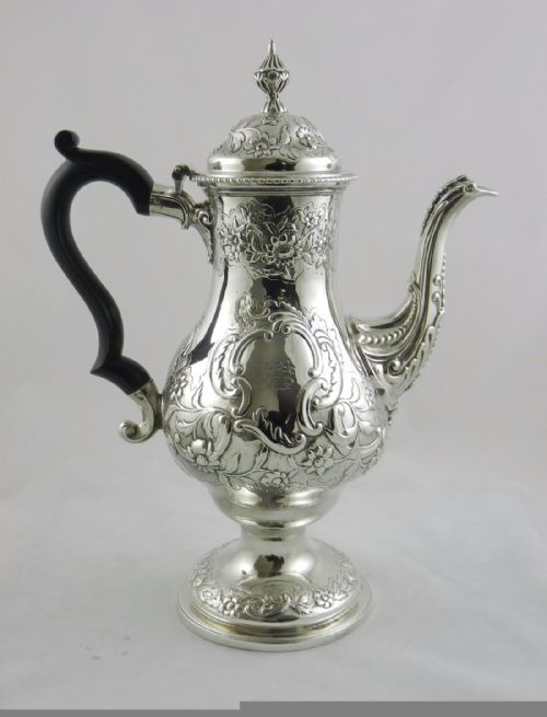 Geo. III Silver Coffee Pot.