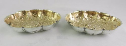 Pair of Antique Silver-gilt Dishes.