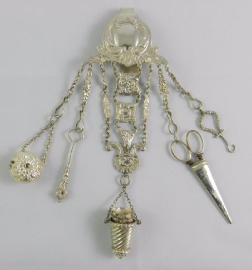 Antique Silver Chatelaine.