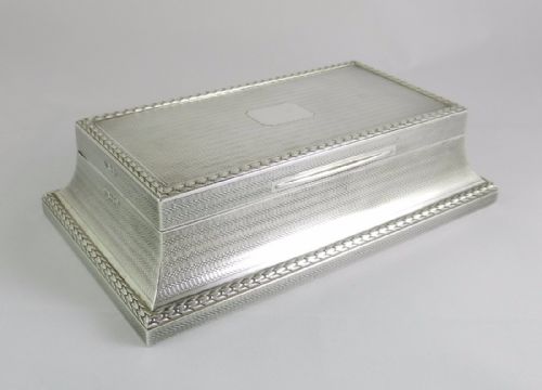 Silver Cigar Box.