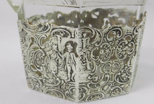 ANTIQUE SILVERMOUNTED WINE JUG - ADDITIONAL PHOTO 5