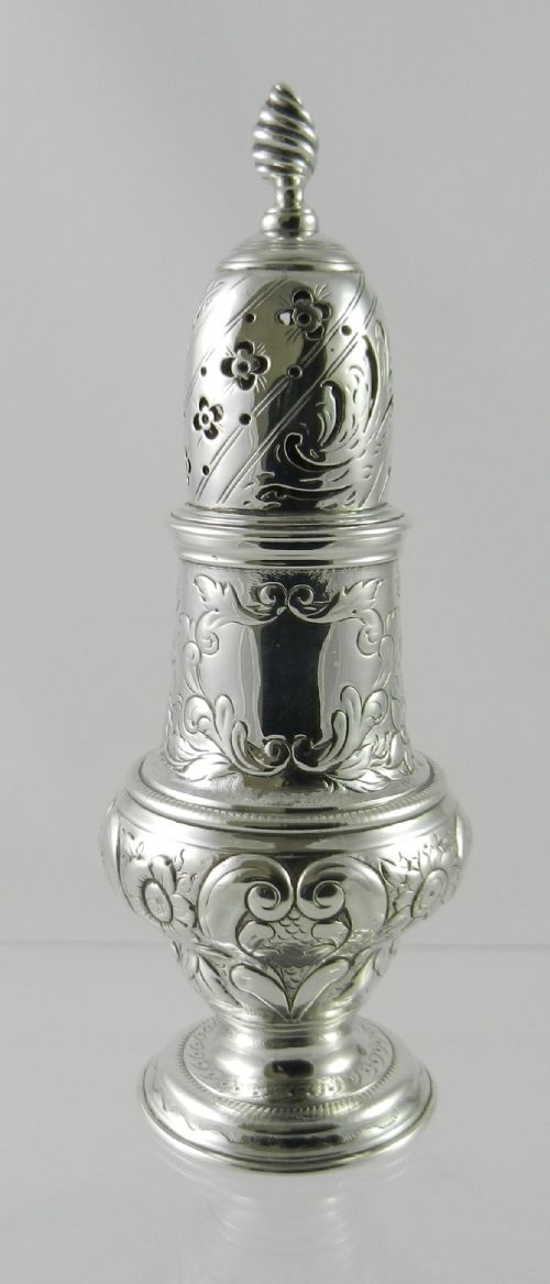 Antique Silver Sugar Caster.