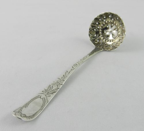 Georgian Silver Sugar Sifter Spoon.