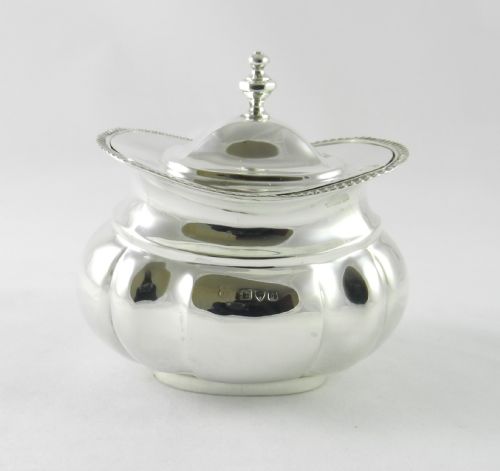 Antique Silver Tea Caddy.